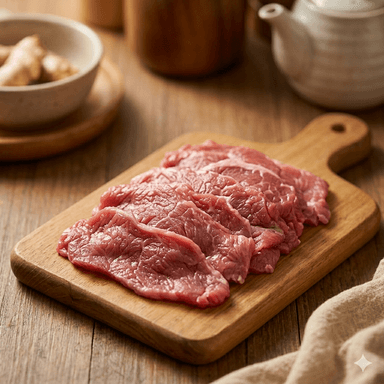 Beef slices